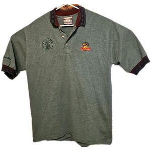 Vintage Moosehead Beer Polo Golf Shirt XL Made In Canada Trimark MT&T Mobility